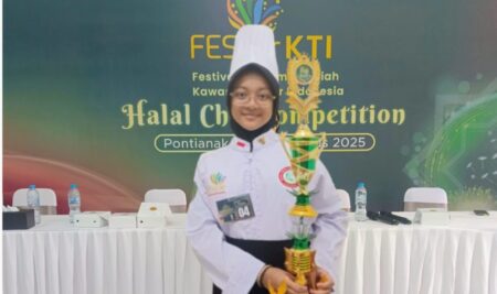 SMP Tahfidz Al-Izzah Samarinda Raih Juara 3 Halal Chef Competition Se-Indonesia Timur dan Tengah